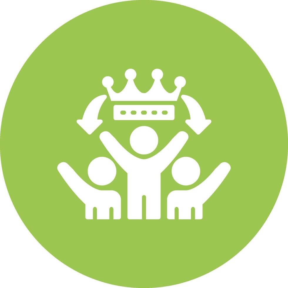 Grouping Mono Icon Symbol vector