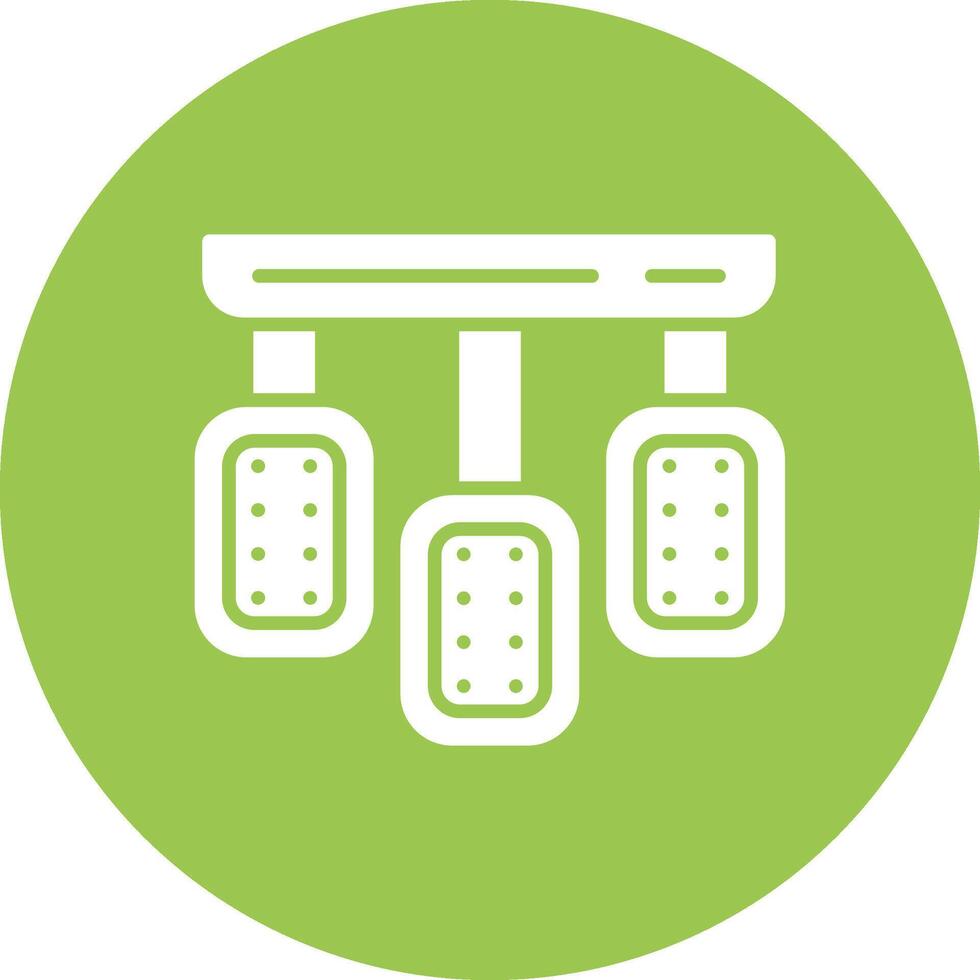 Pedals Soft Shadow Design vector