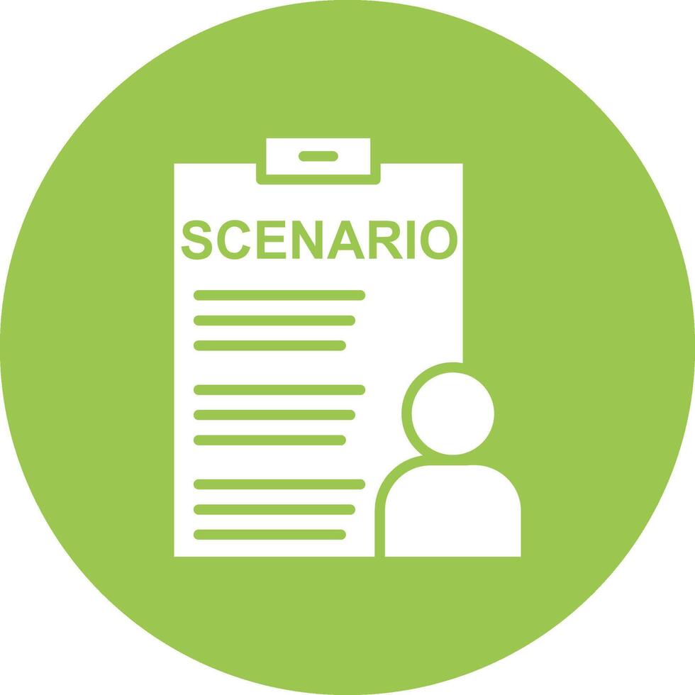 Scenario Playful Line Icon vector