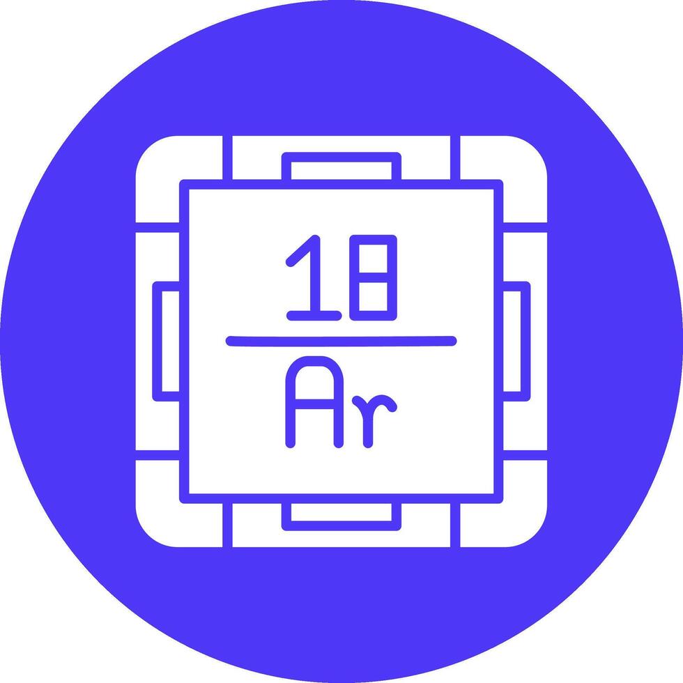 Argon High Detail Symbol vector