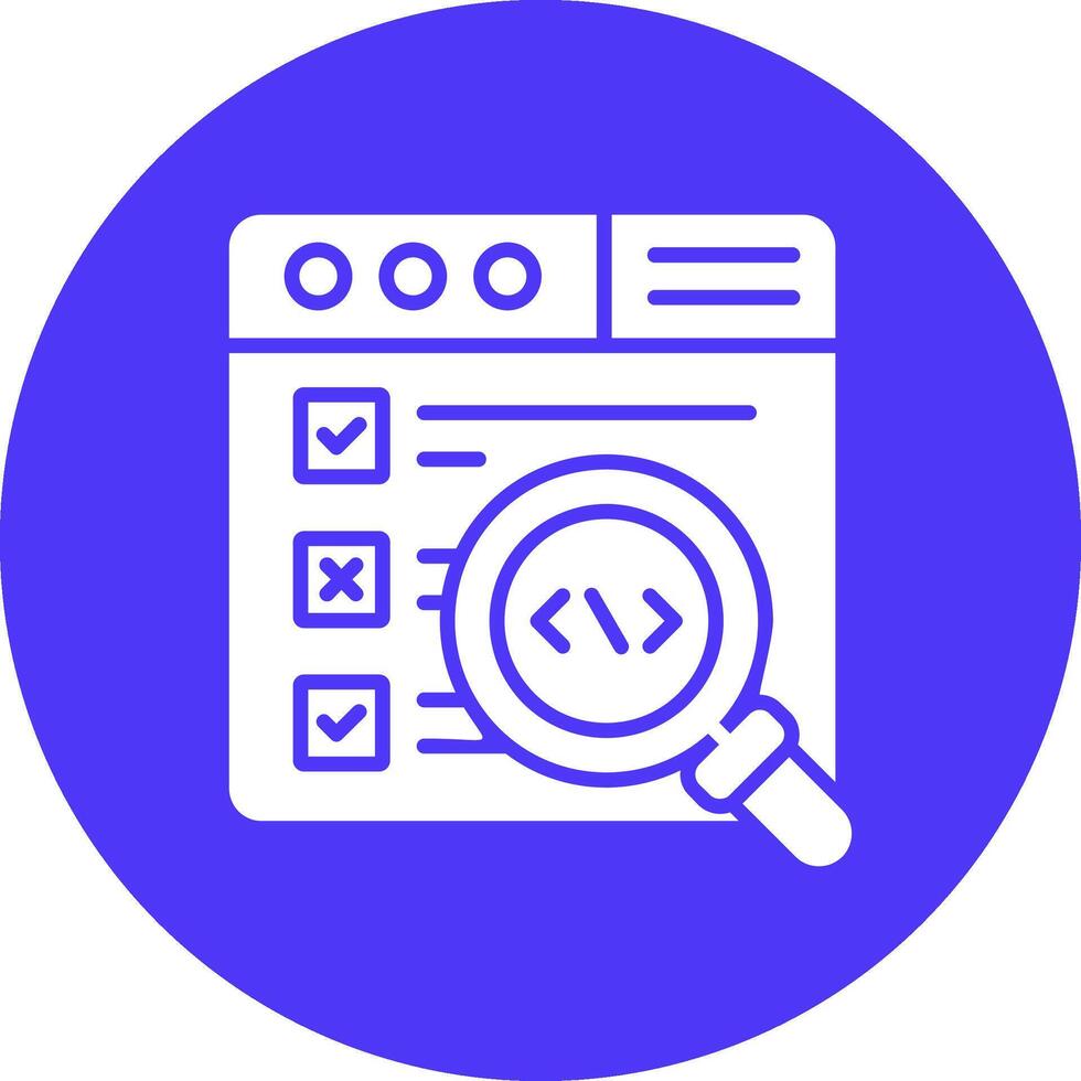 Code Review Smooth Gradient Icon vector