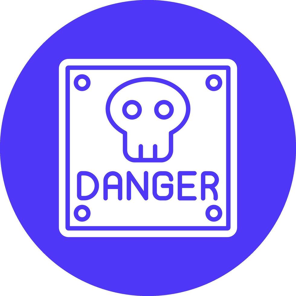 Danger Responsive Icon Badge vector