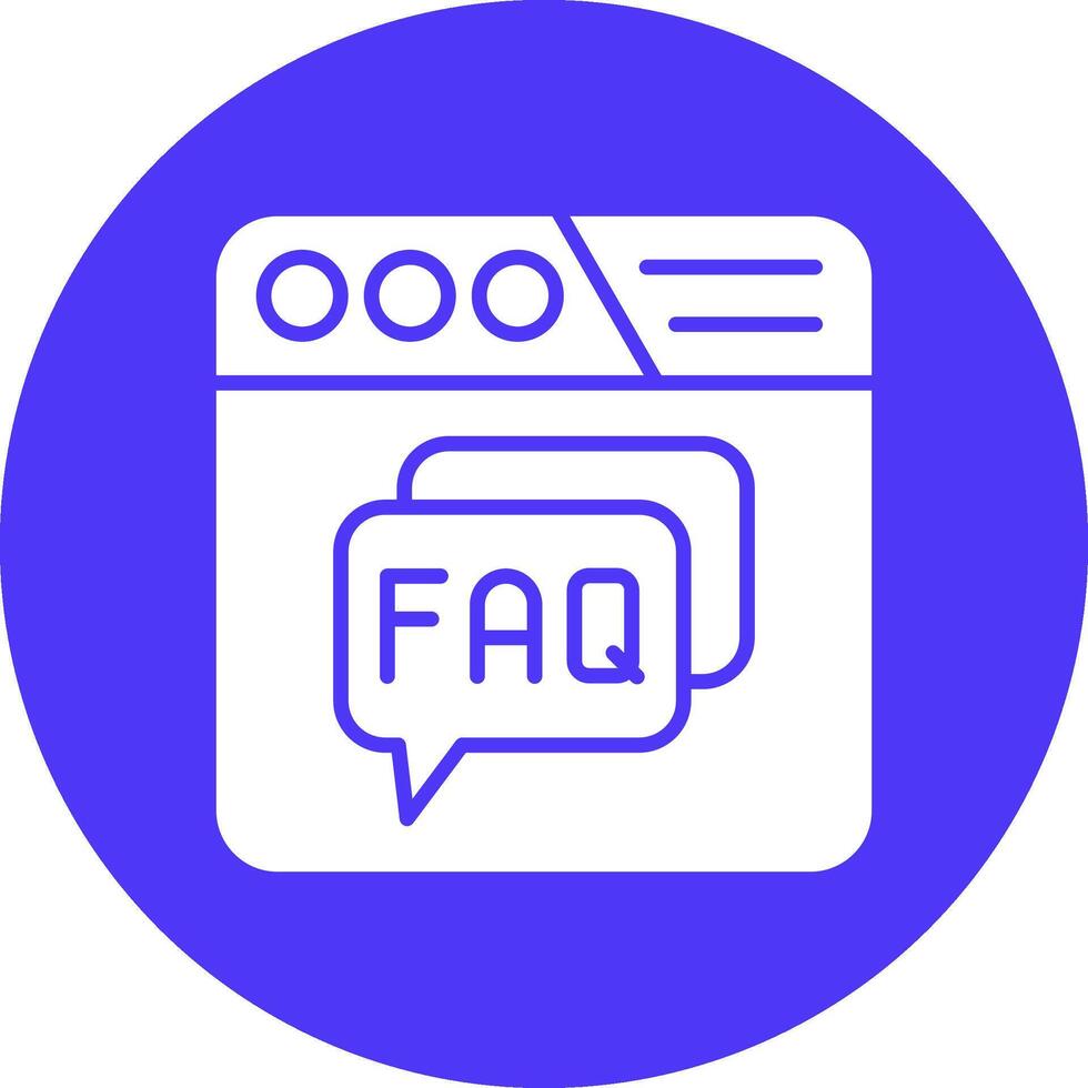 Faq Mobile App Graphic vector