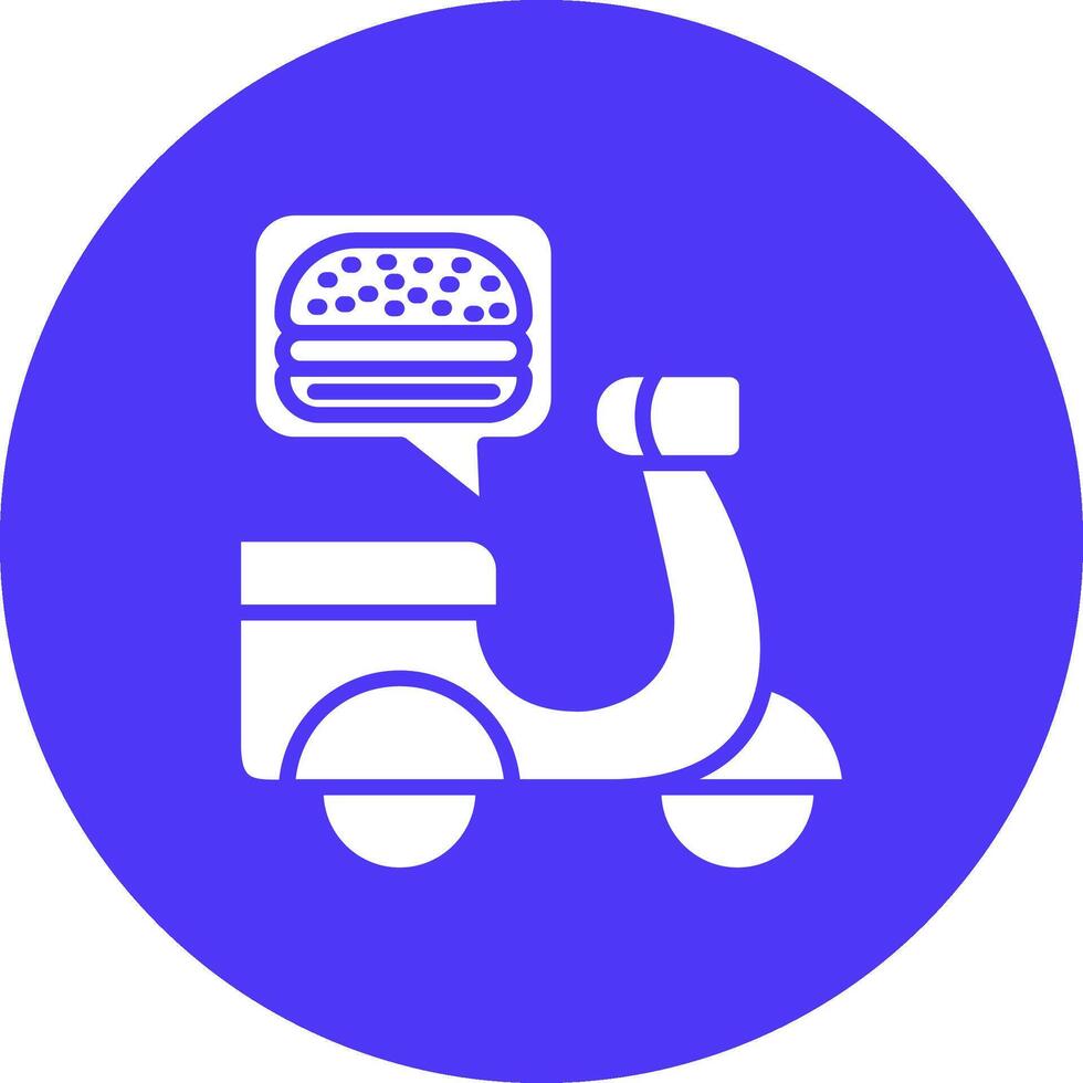 Food Delivery Gradient Tint Artwork vector