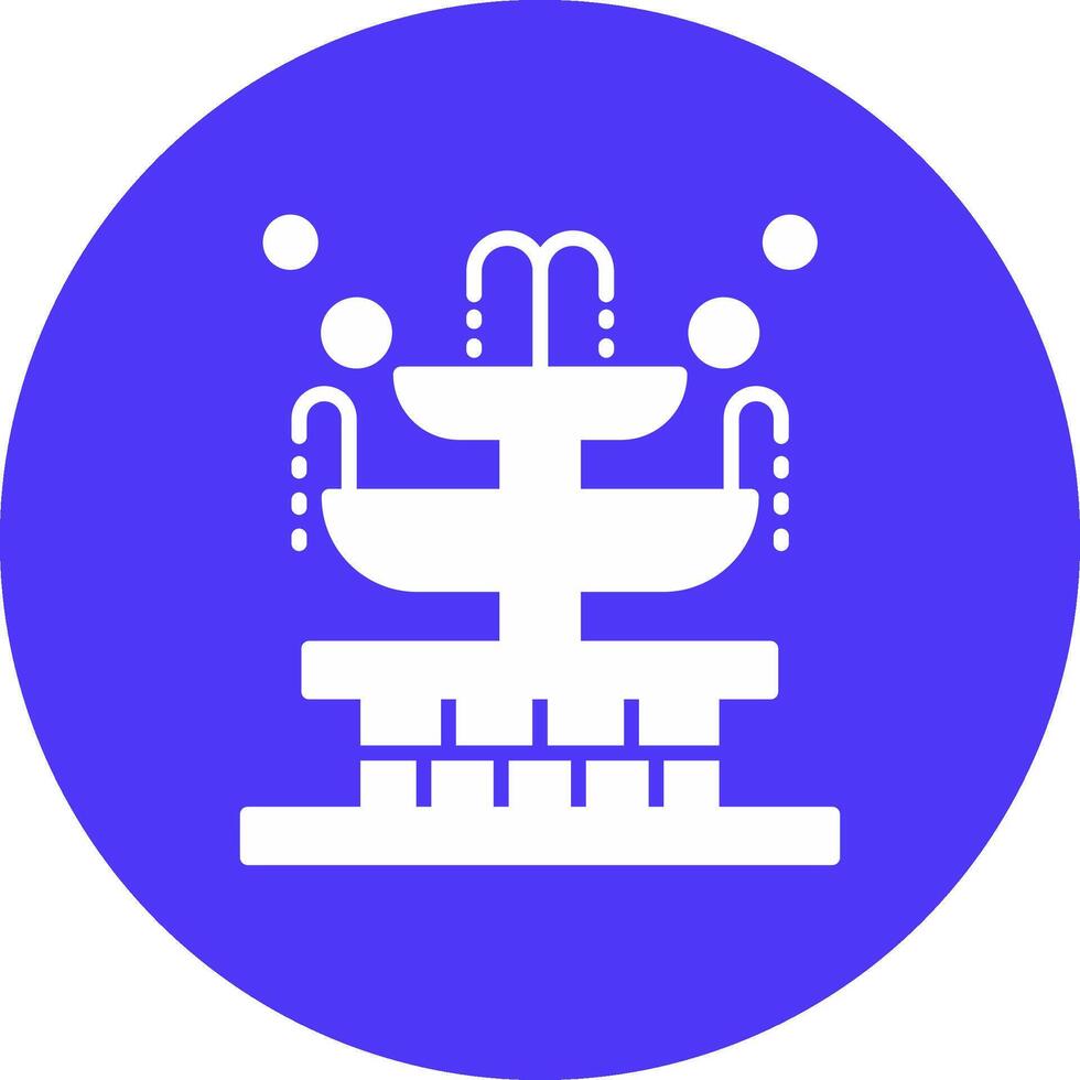 Fountain Modern Tech Icon vector