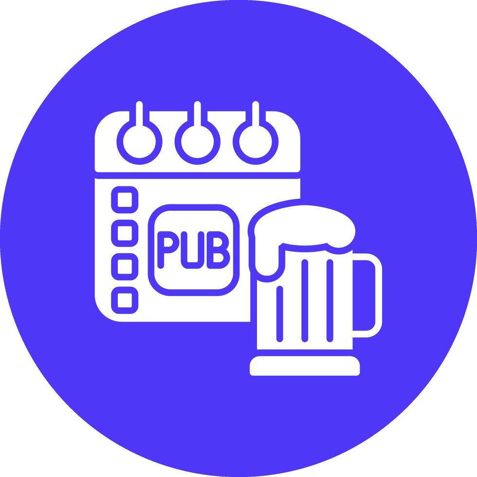 Pub Colorful Concept Art vector