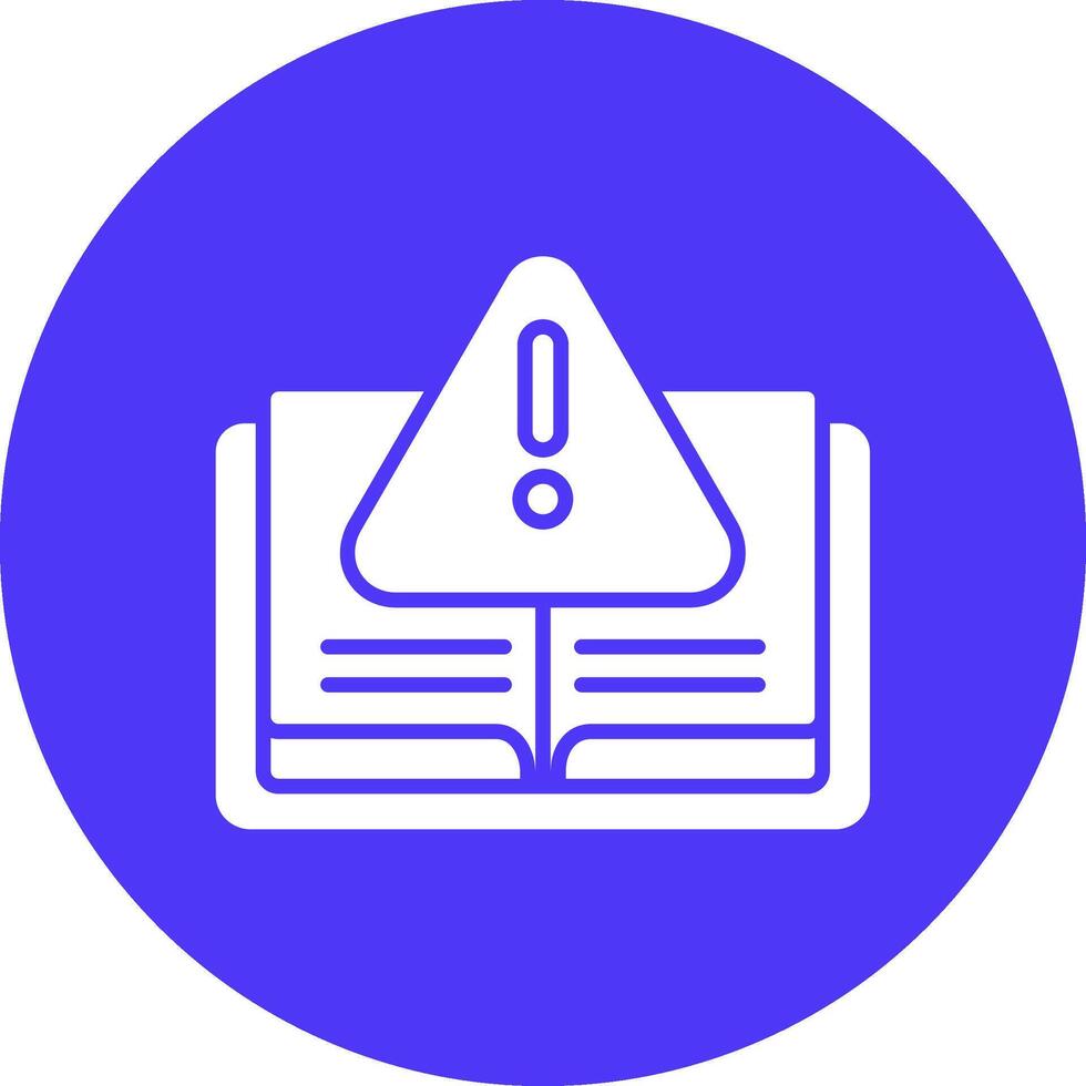 Regulations Book Pastel Theme Icon vector
