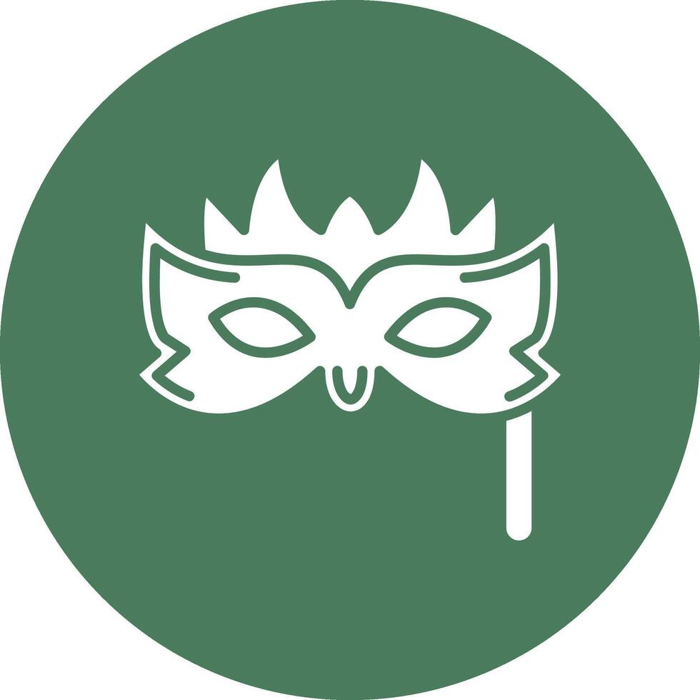 Carnival Mask Bold App Illustration vector