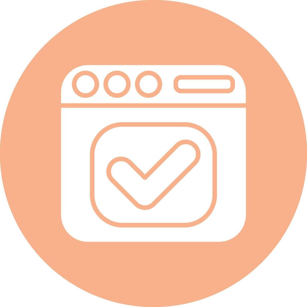 Approved Minimalist Graphic vector