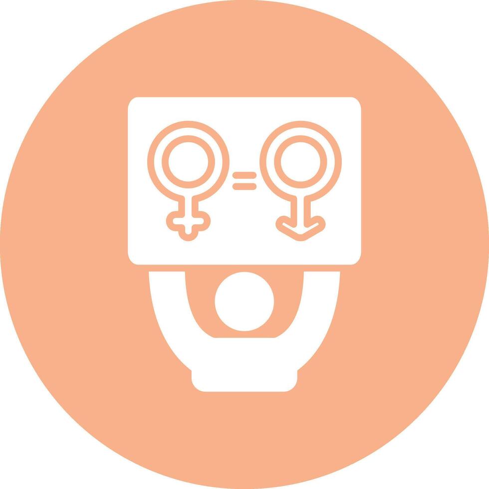 Gender Equality Web Interface Symbol vector