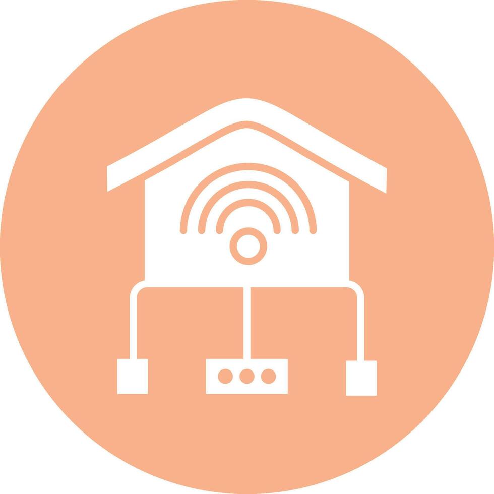 Local Network Digital UI Element vector