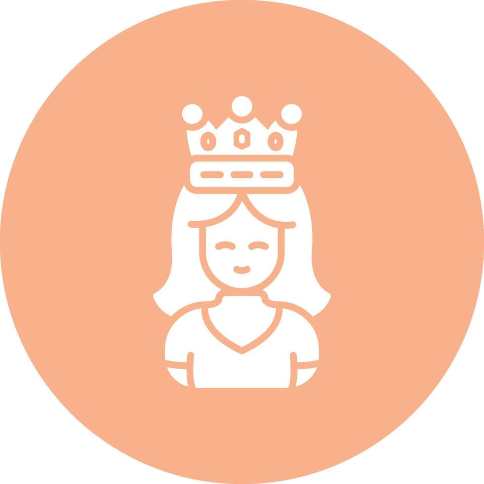 Queen Sharp Edge Symbol vector