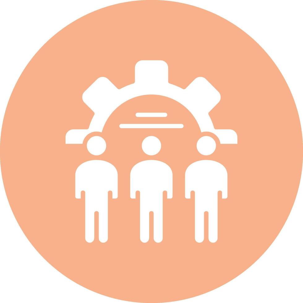 Team Building Subtle UI Style vector