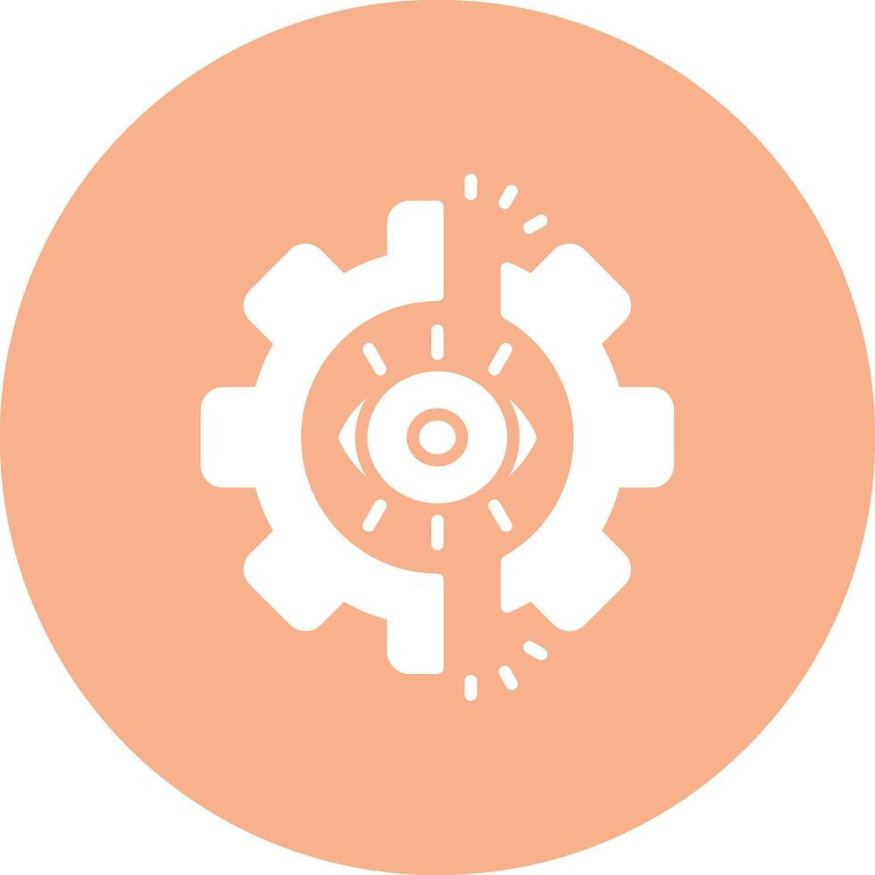 Vision Tech Style Illustration vector