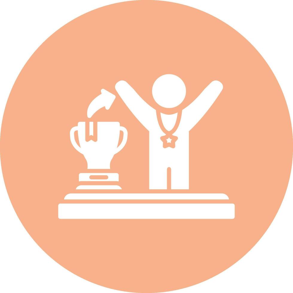 Winner Interactive Icon Badge vector