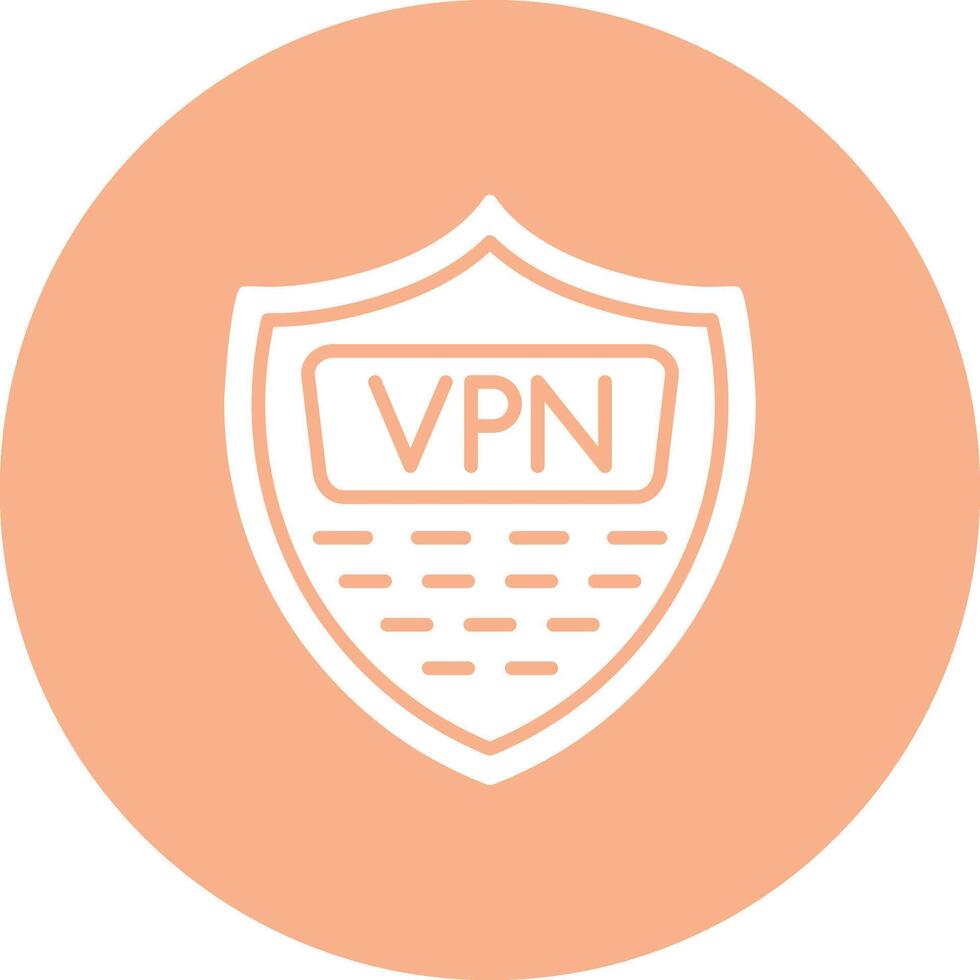 Vpn Simple Line Sketch vector