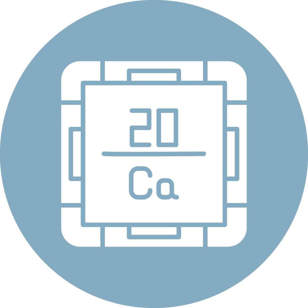Calcium Responsive Icon Badge vector