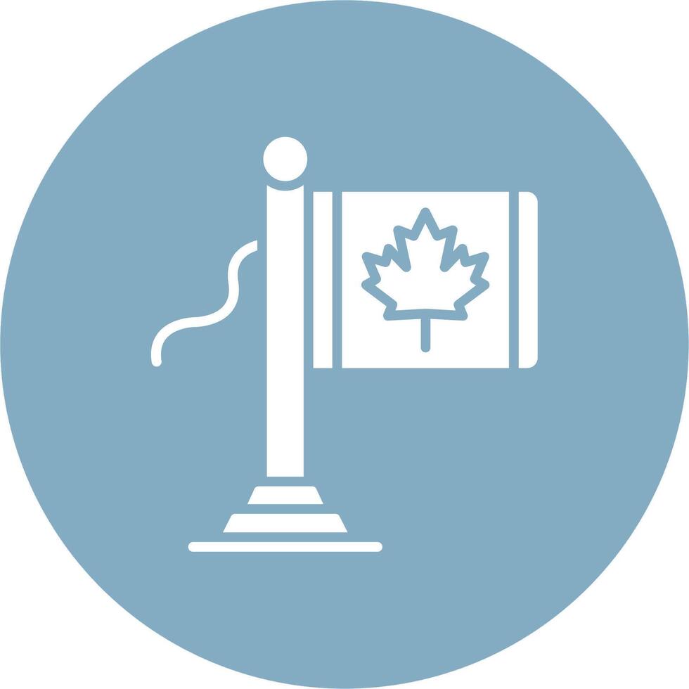 Canada Flag Compact App Icon vector