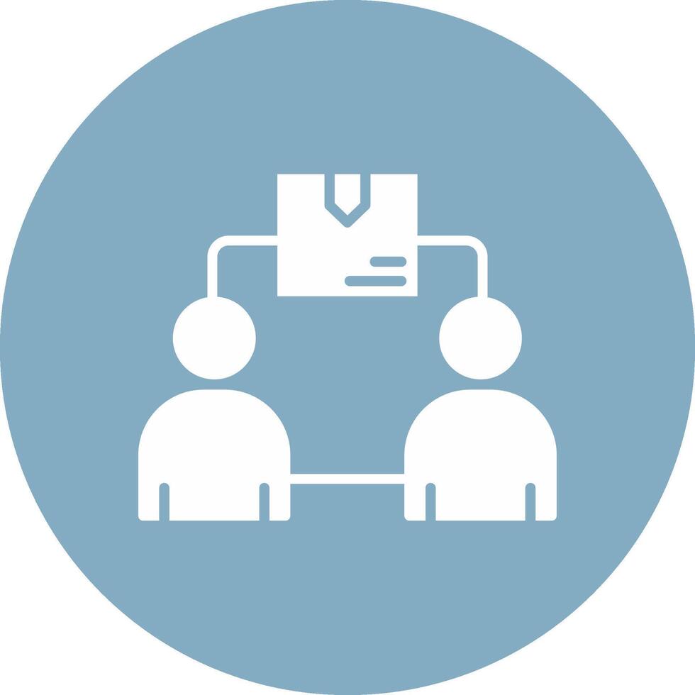 Employees Modern Tech Icon vector