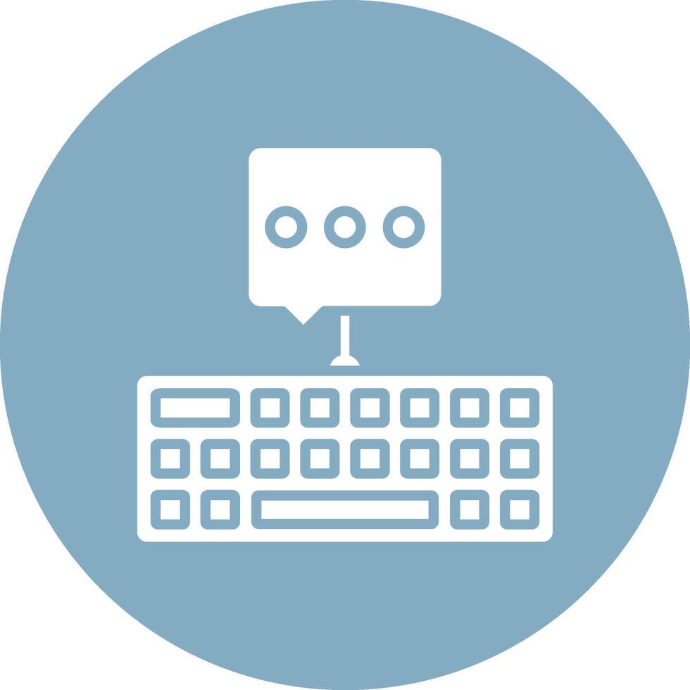 Keyboard Dark Theme Element vector