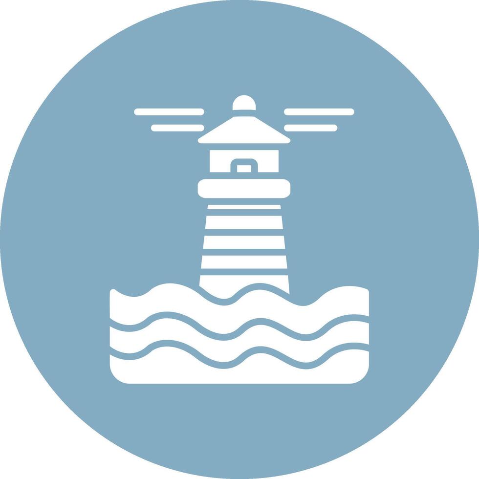 Lighthouse Color Block Design vector