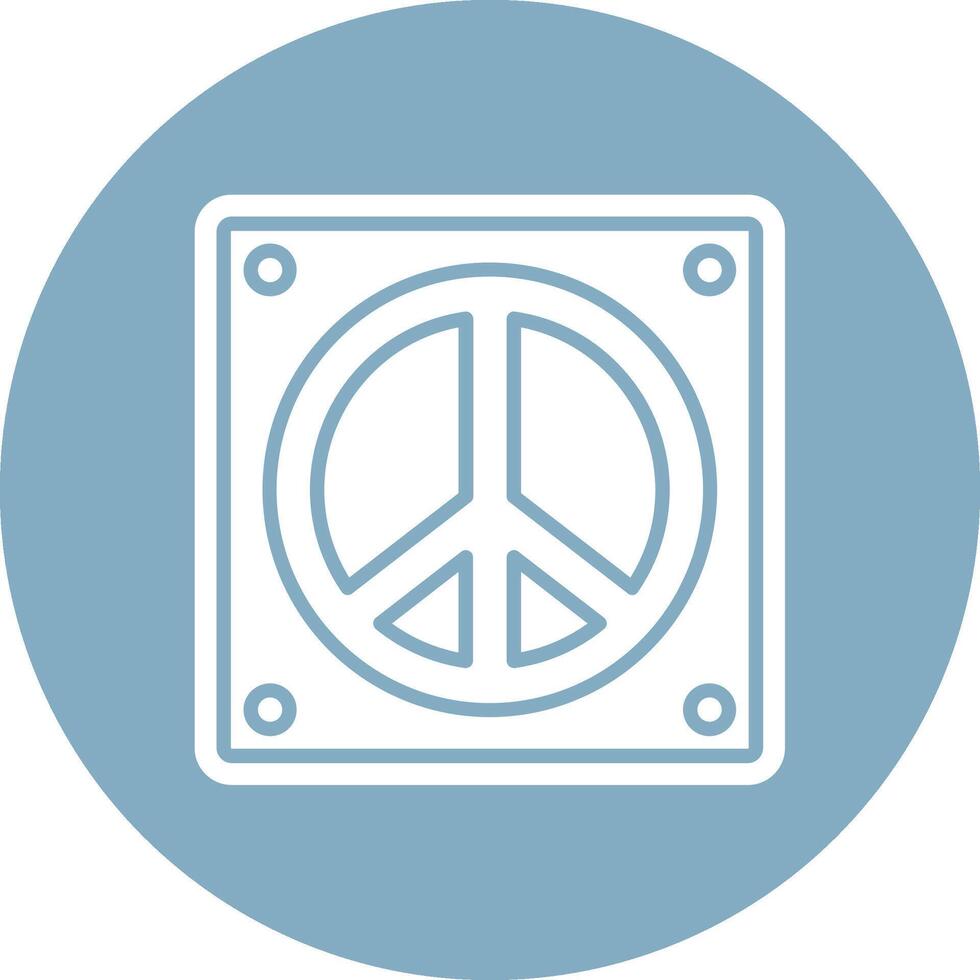 Pacifism Tech Style Illustration vector