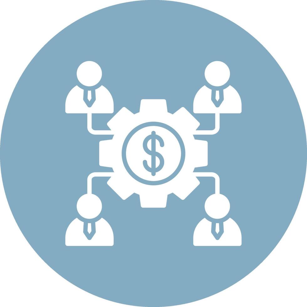 Teamwork Interactive Icon Badge vector
