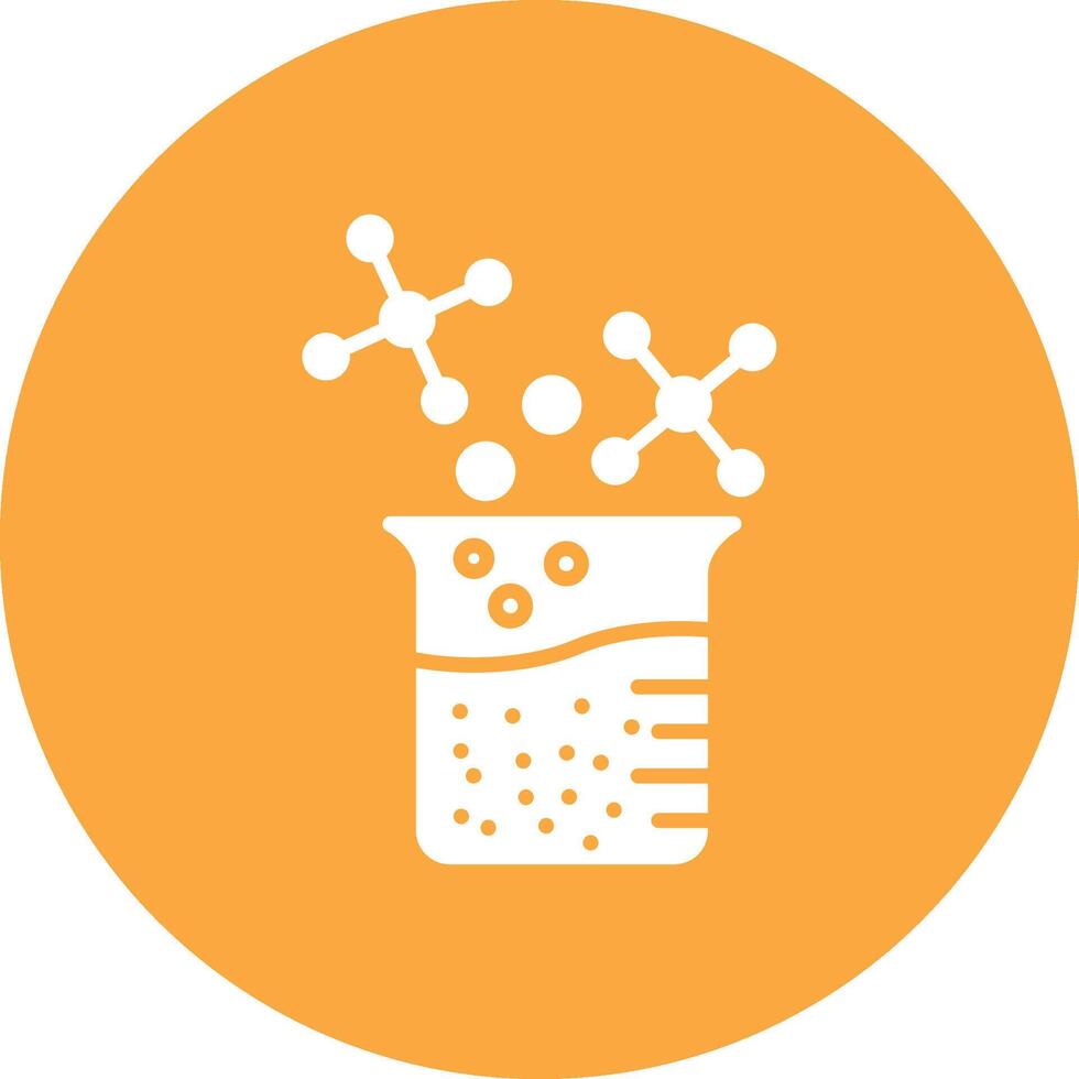 Beaker Interactive Icon Badge vector