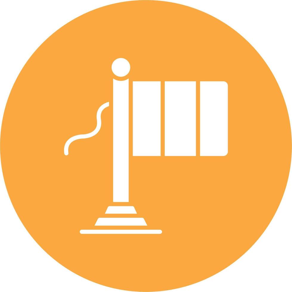 Chad Flag Modern App Icon vector