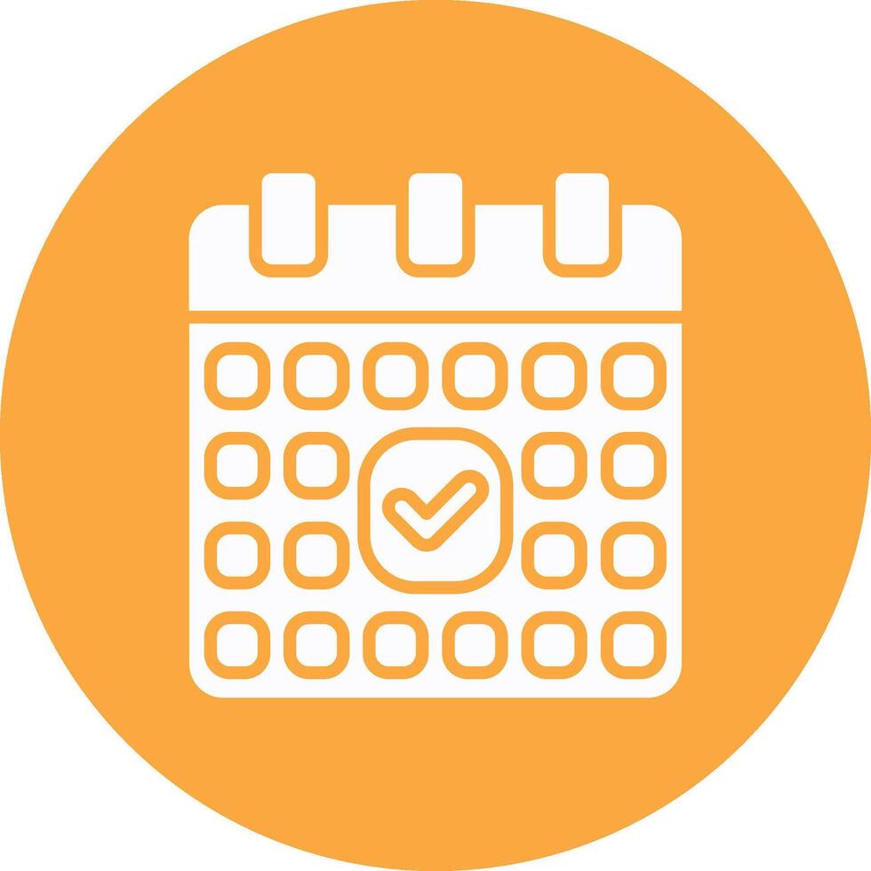 Calendar Sharp Edge Symbol vector