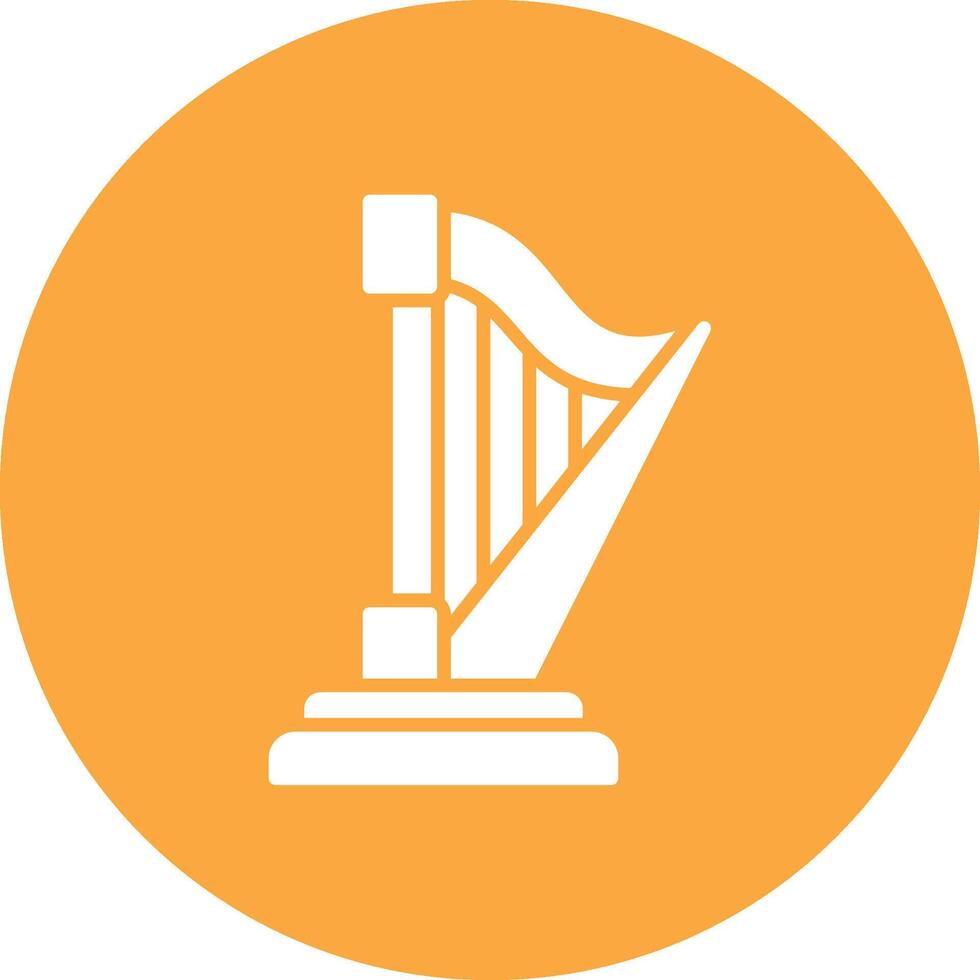 Harp Stylish App Element vector