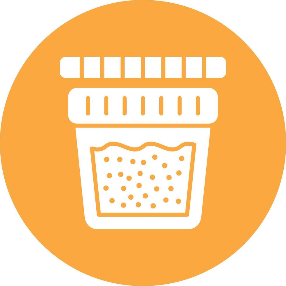 Urine Test Clean Grid Icon vector