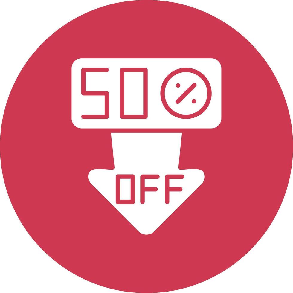 Discount Bold App Illustration vector