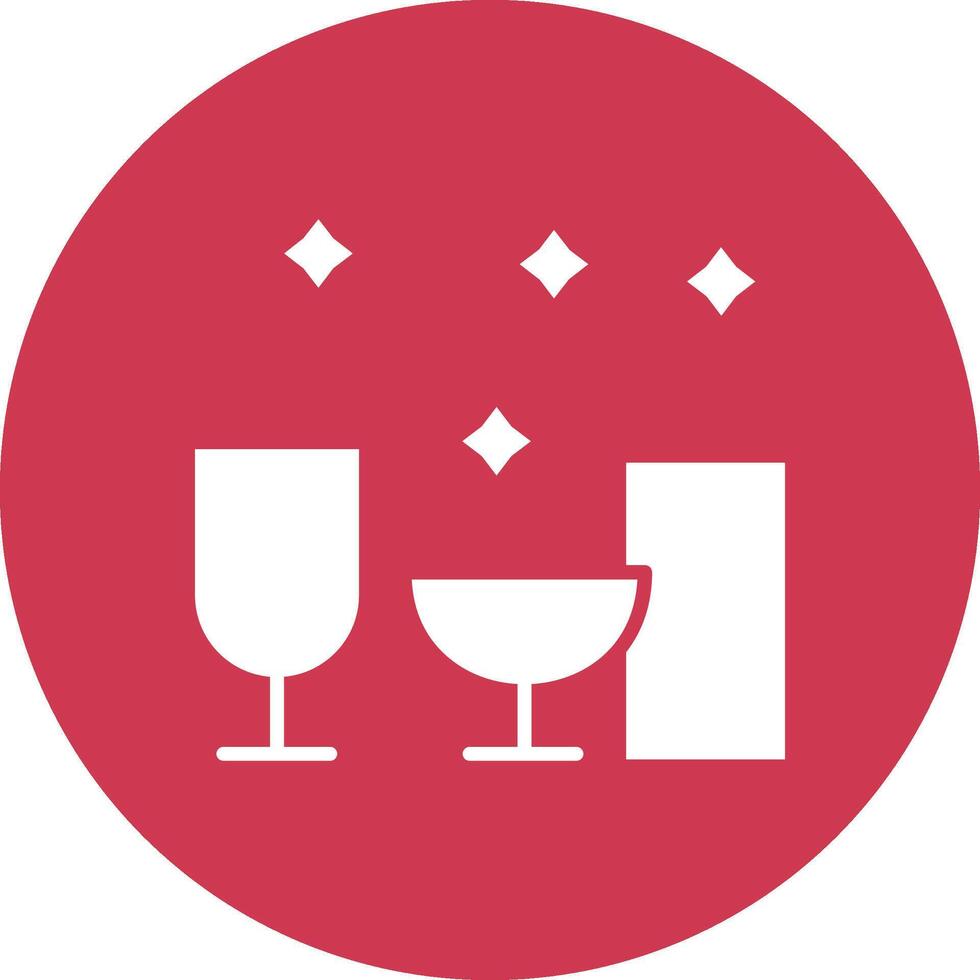 Glassware High Detail Symbol vector
