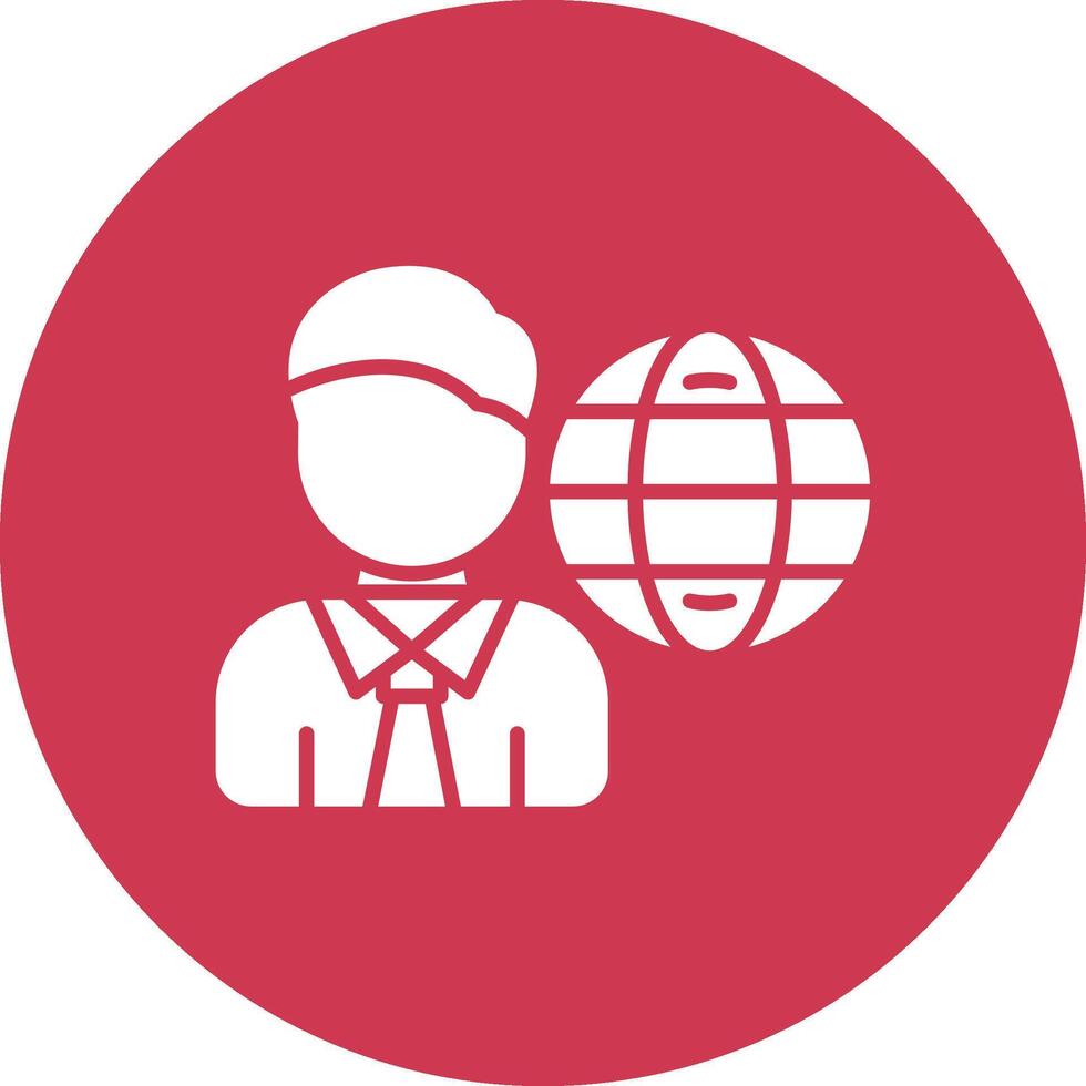 Manager Minimal Concept Visual vector