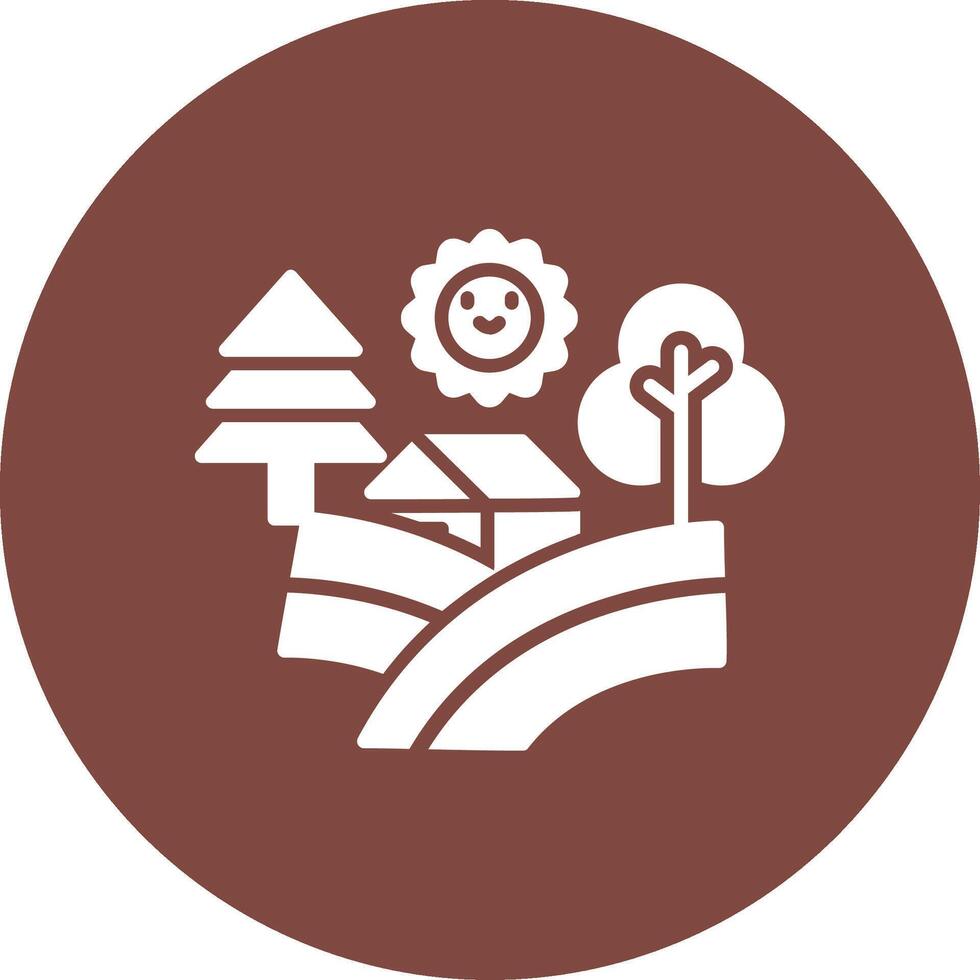 Field Functional Flat Style vector