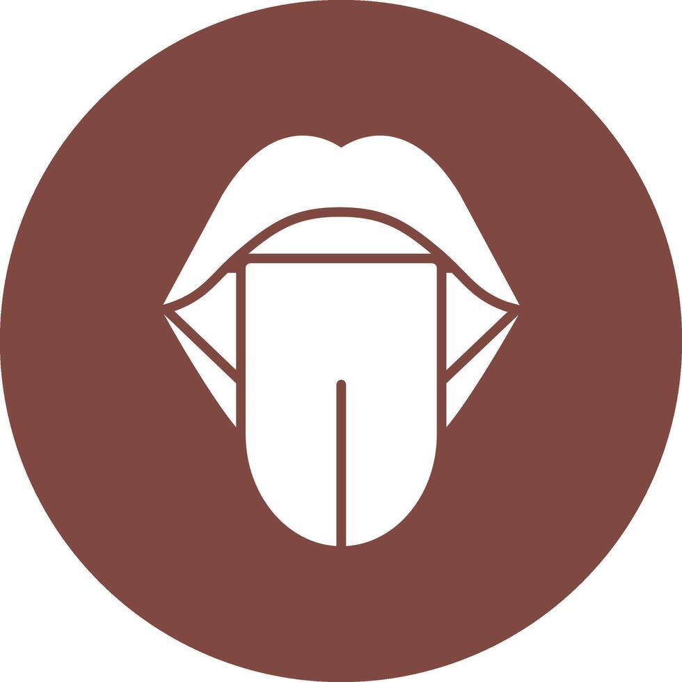 Tongue Abstract Web Element vector
