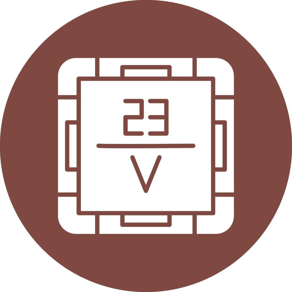 Vanadium Monochrome UI Visual vector