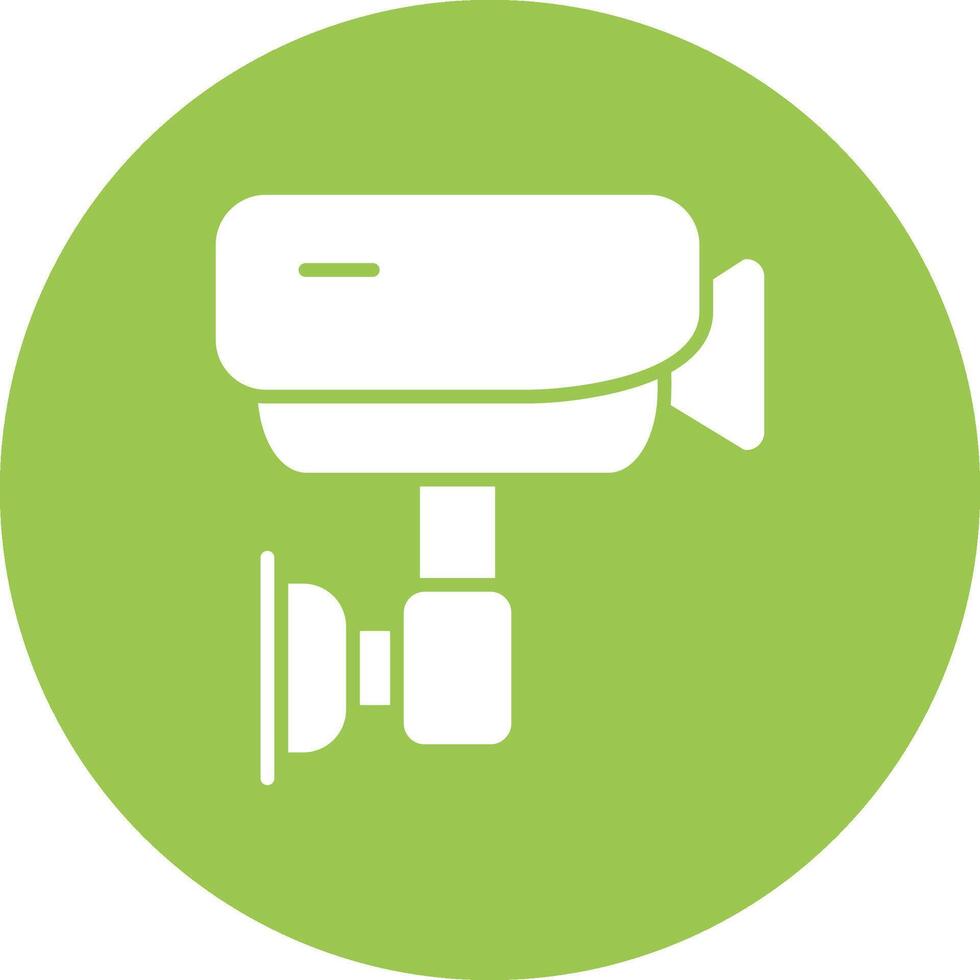 Cctv Wireframe Illustration vector
