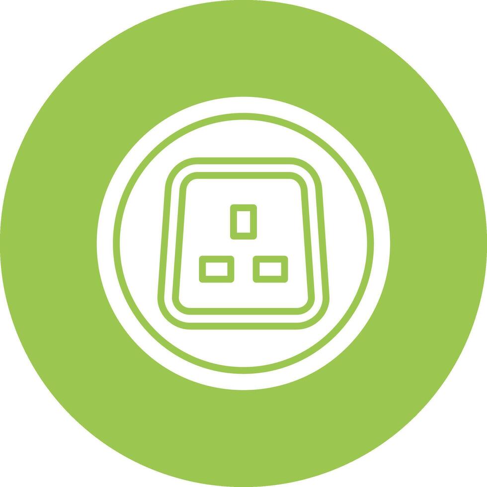 Electric Plug Playful Line Icon vector