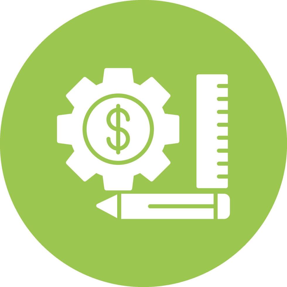 Gear Thin Line Design vector