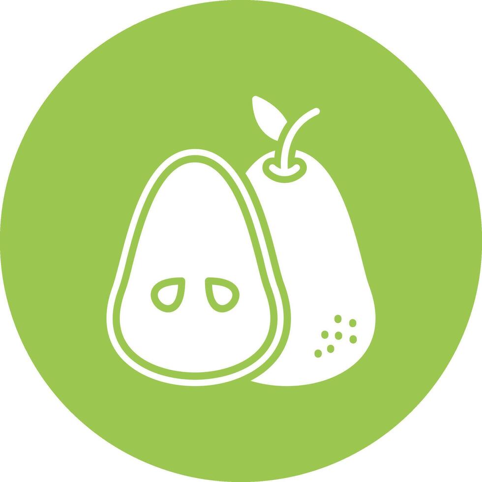 Pear Gradient Tint Artwork vector