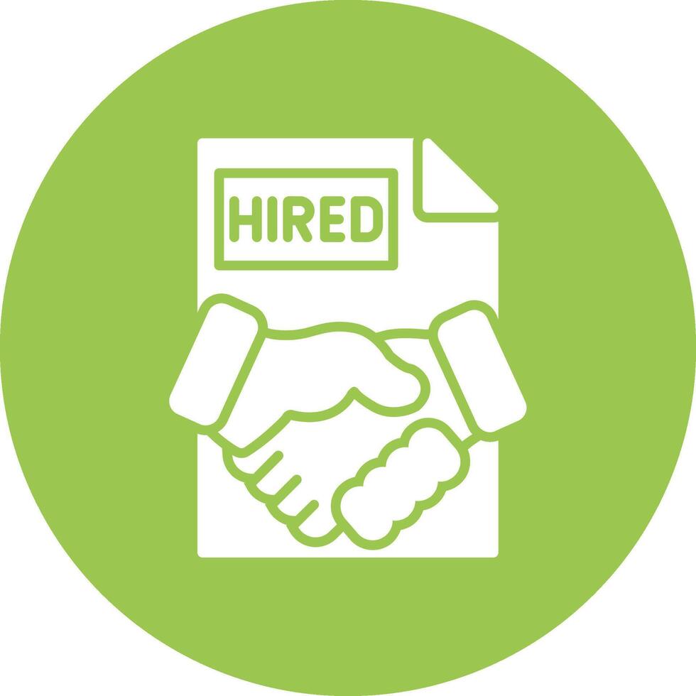 New Hire Color Accent Visual vector