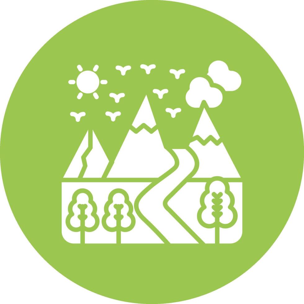 Pathway Bold App Illustration vector