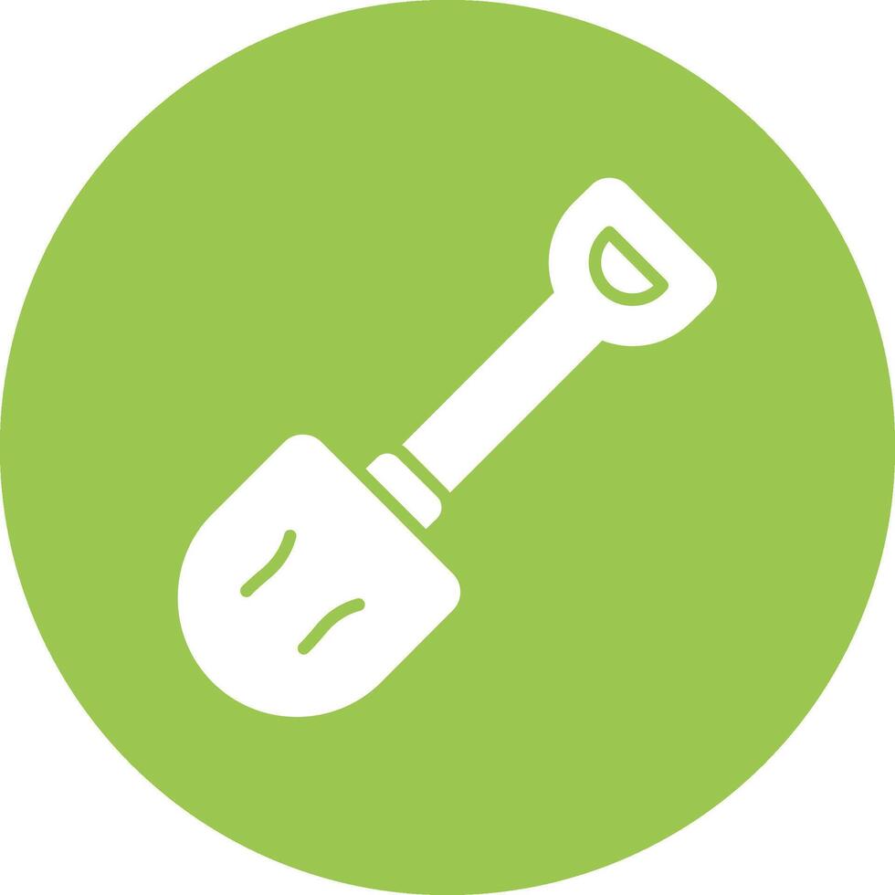 Shovel Detailed Line Sketch vector