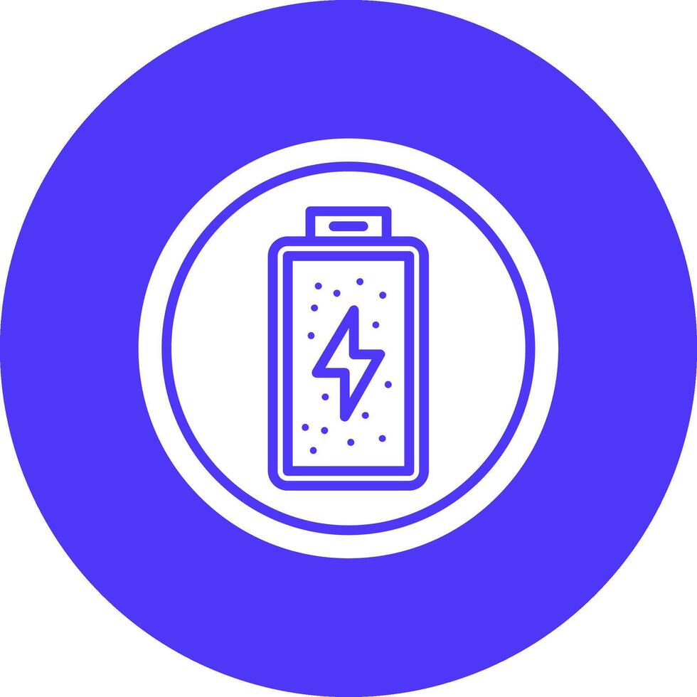Battery Responsive Icon Badge vector