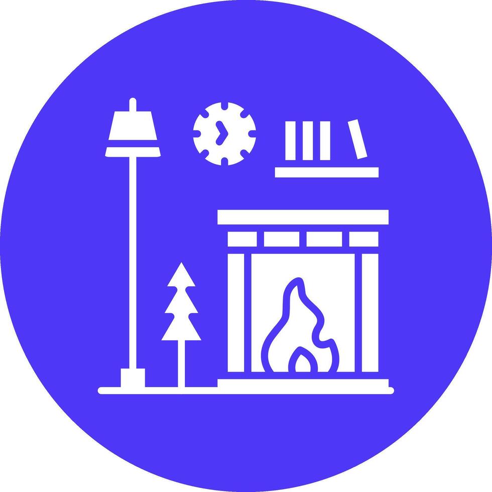 Fireplace Pixel Perfect Design vector