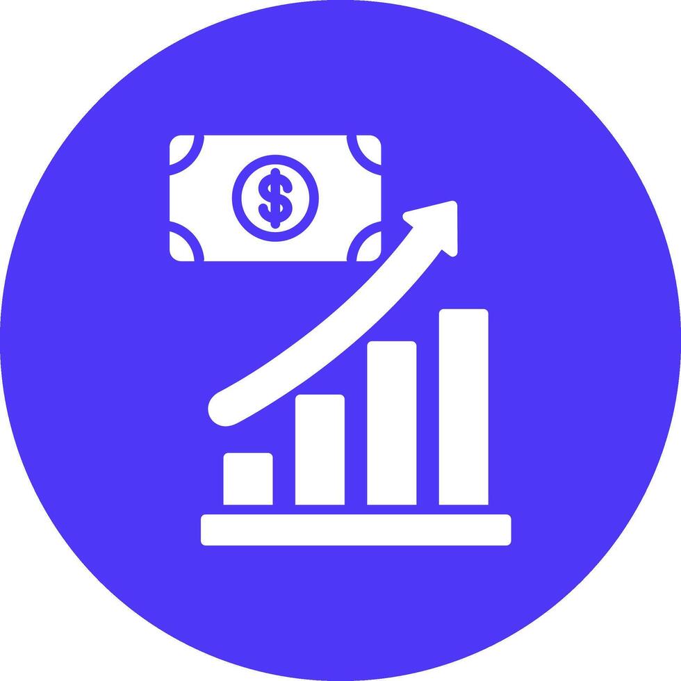 Increase Tech Style Illustration vector