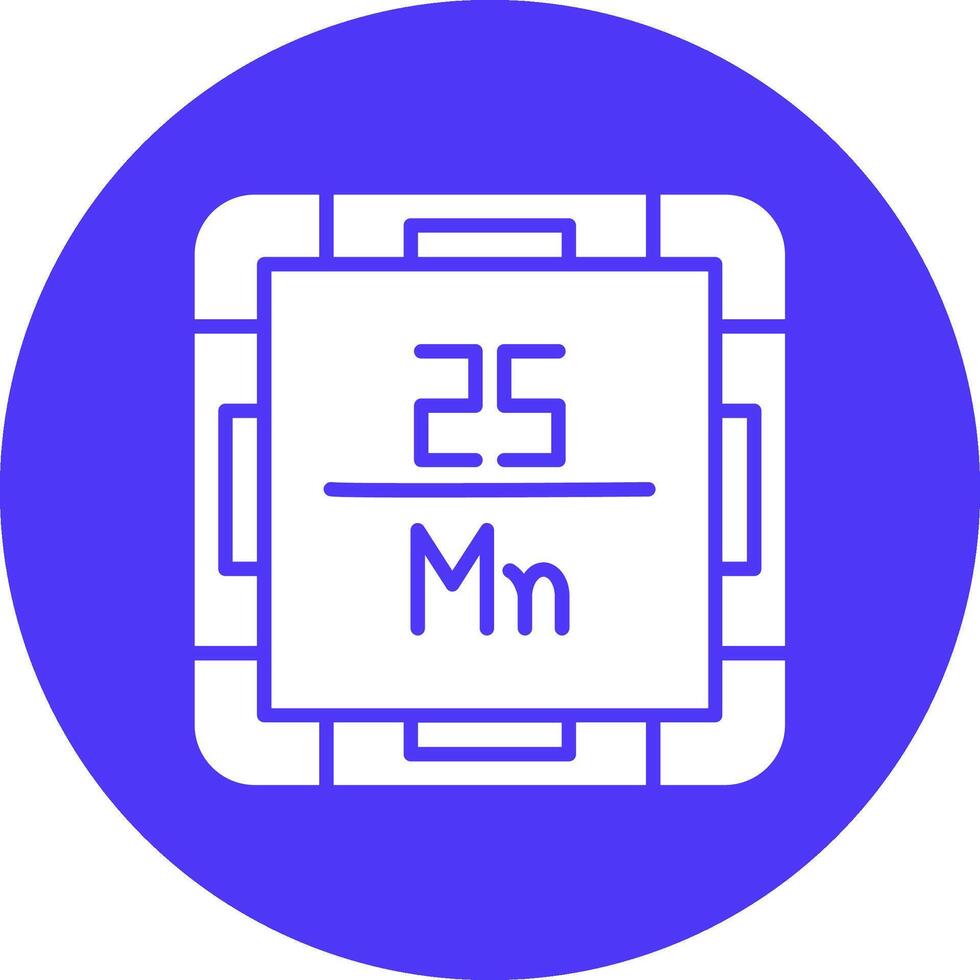 Manganese Sharp Edge Symbol vector