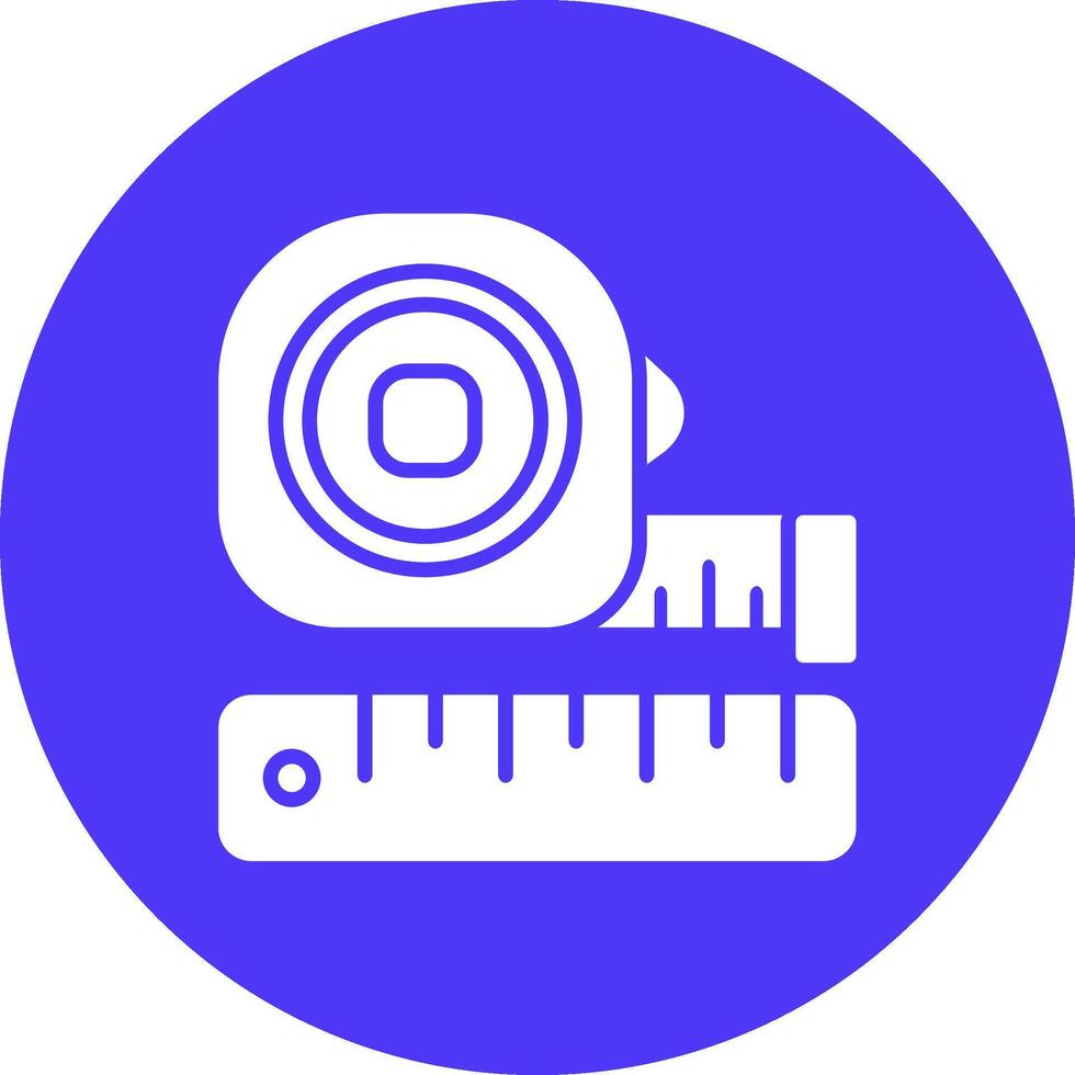 Measuring Tape Wireframe Illustration vector